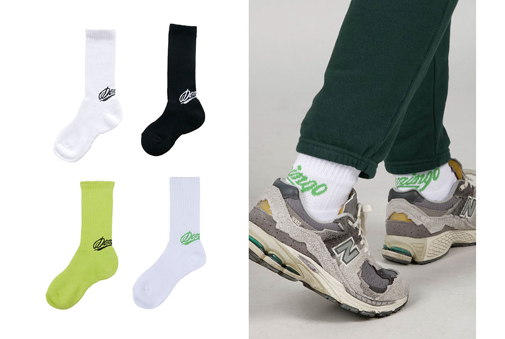 DOMINGO LOGO SOCKS スタイリングスナップ2