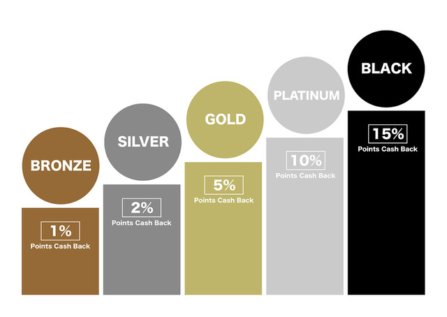 会員ランクグラフ