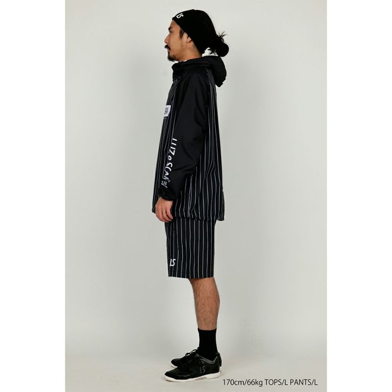 LUZeSOMBRA STRIPE SPINE OVERSIZE PISTE ANORAK | LUZeSOMBRA ONLINE 