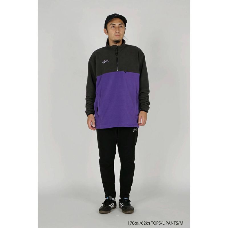 HALFZIP FLEECE TOP | LUZeSOMBRA ONLINE STORE