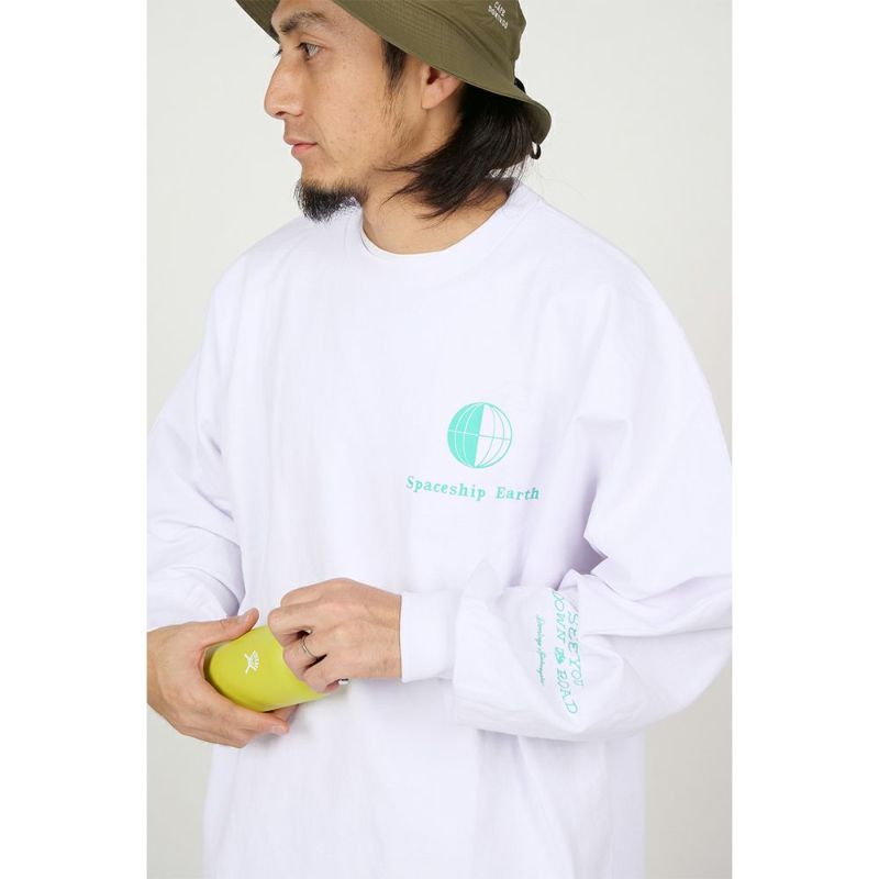 Spaceship Earth ONE PANEL HEAVY LONG SLEEVE TEE