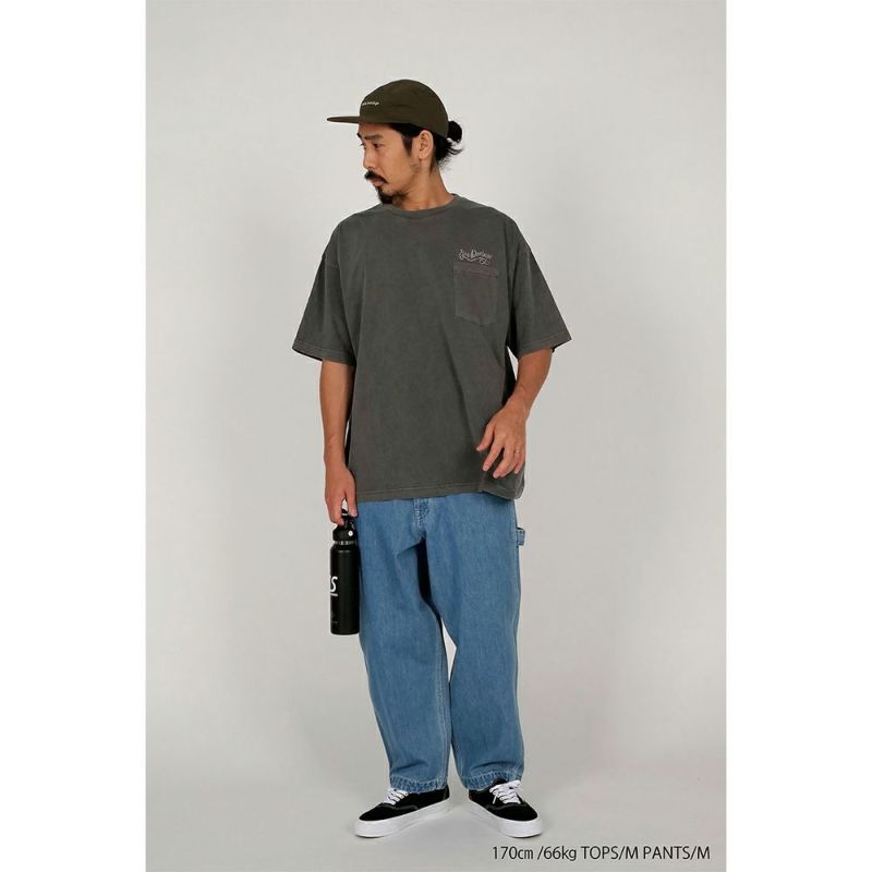ルースCafe Domingo Tシャツ パンツ Sベージュ カーキ RODEO CROWNS WIDE BOWL | KANGOL バイカラーTシャツ (Tシャツ